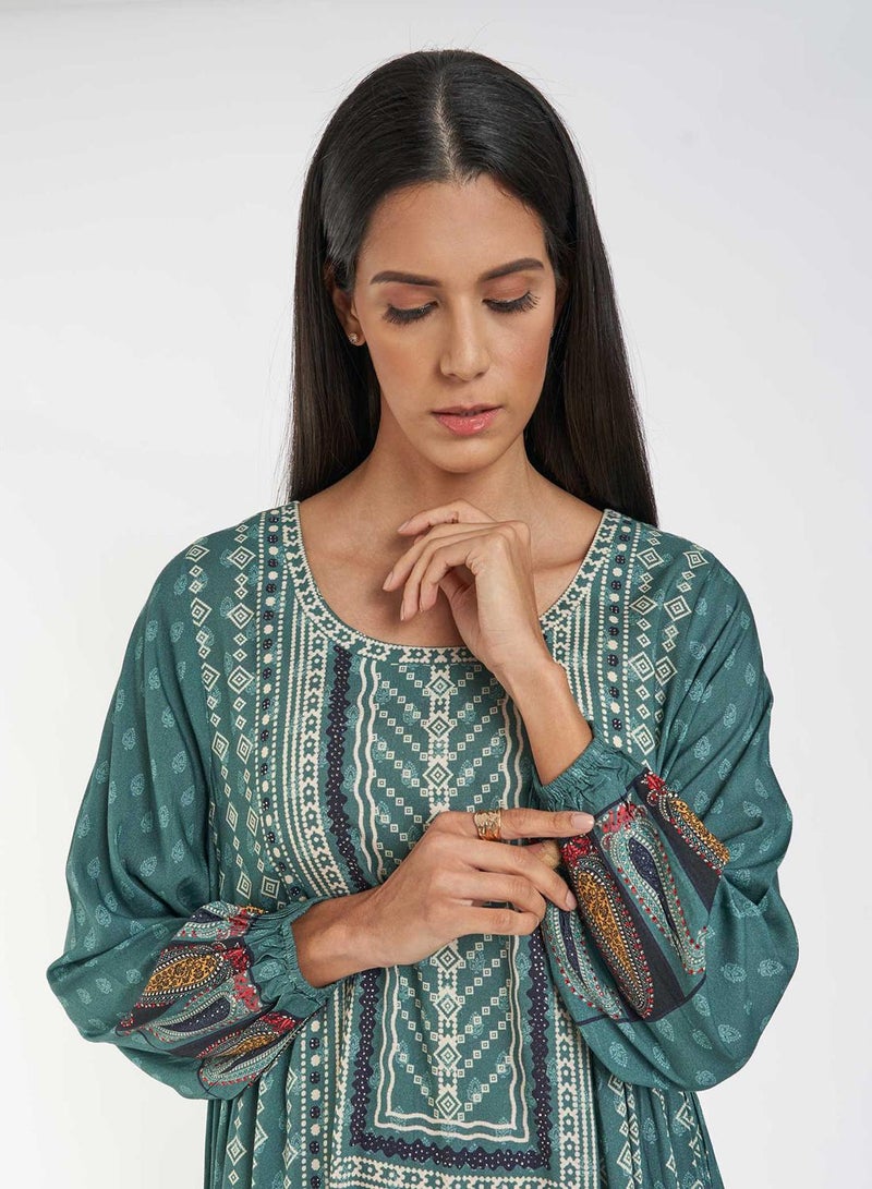 كشخة جلابية بطباعة رقمية - Image 3