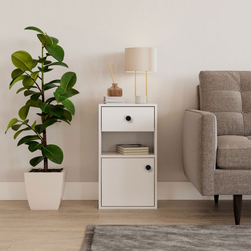Furniture Store Modern MDF nightstand - Height 65 cm - Width 36 cm - Depth 30 cm, from Furniture Store. - Image 1