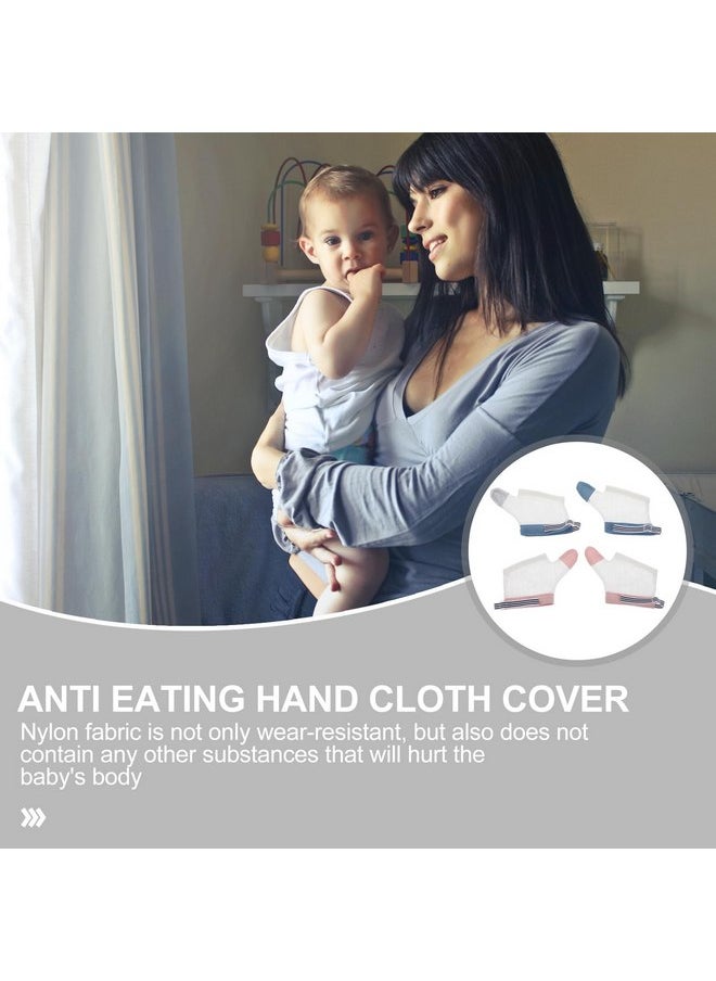 Healifty Infant 2 Pairs Anti- Biting Gloves Baby Hand Corrector Stop Sucking Gloves Toddler Sucking Stop Baby Gloves Teen Stuff Teen Stuff  - Image 5