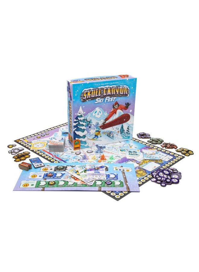 Pandasaurus Games Skull Canyon Ski Fest Board Game Race Down The Slopes And Conquer The Mountain Strategy Game For Kids And Adults Ages 14+ 24 Players 4590 Minute Playtime Made By Pandasaurus Games  - Image 4