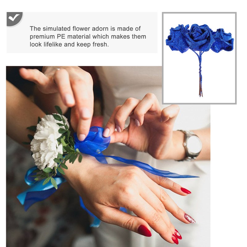 50 Pcs Simulated Flower Flower Artificial Flower Props Wedding Flower Decor - Image 4