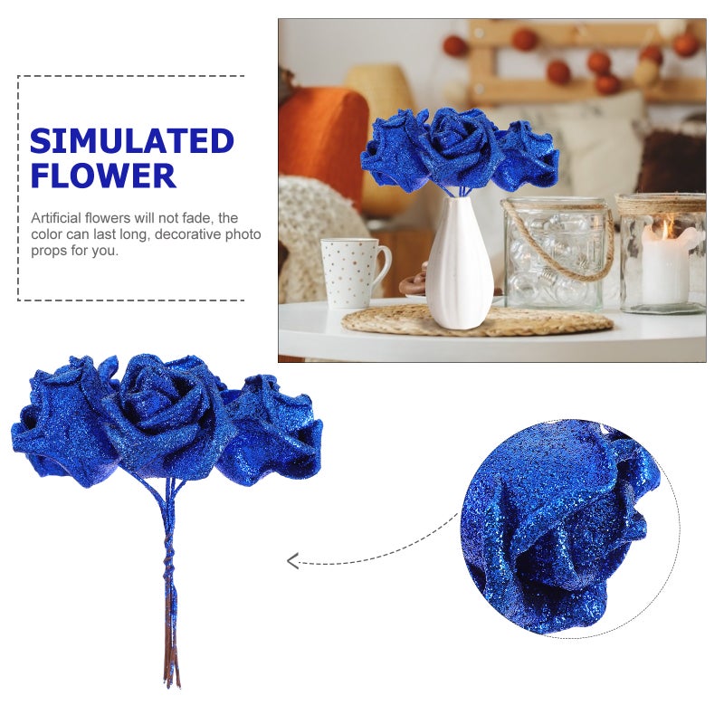 50 Pcs Simulated Flower Flower Artificial Flower Props Wedding Flower Decor - Image 5