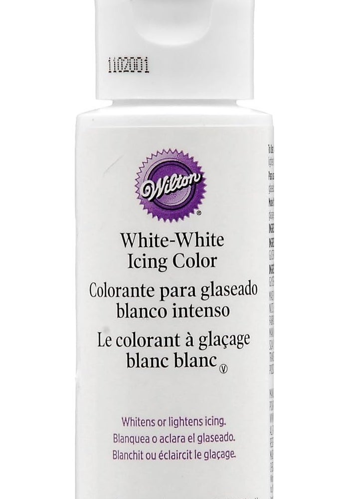 Wilton White Icing Color - 2 Ounces (6-Pack) for Baking and Decorating