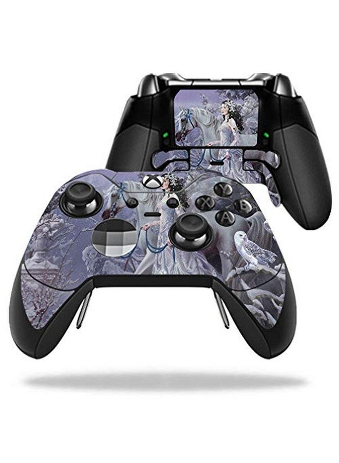 مايتي سكينز غلاف Mightyskins متوافق مع وحدة تحكم Microsoft Xbox One Elite Winter Wings | غطاء مغلف من الفينيل واقٍ ومتين وفريد من نوعه | سهل التطبيق والإزالة وتغيير الأنماط | صنع في الولايات المتحدة الأمريكية - Image 1