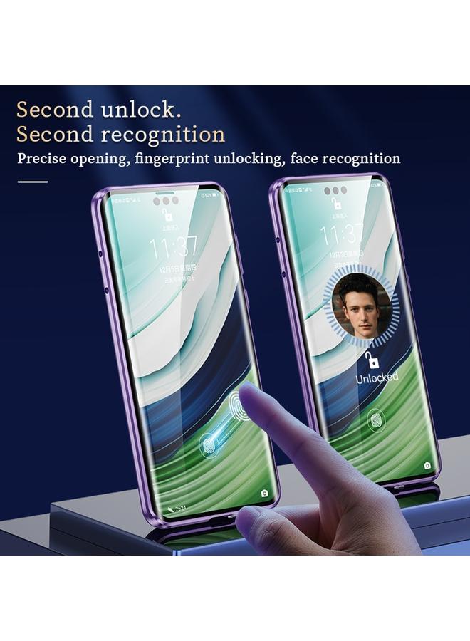S-TOP Case For Huawei Mate 60 Magnetic Double-side HD Tempered Glass Phone Case - Image 3