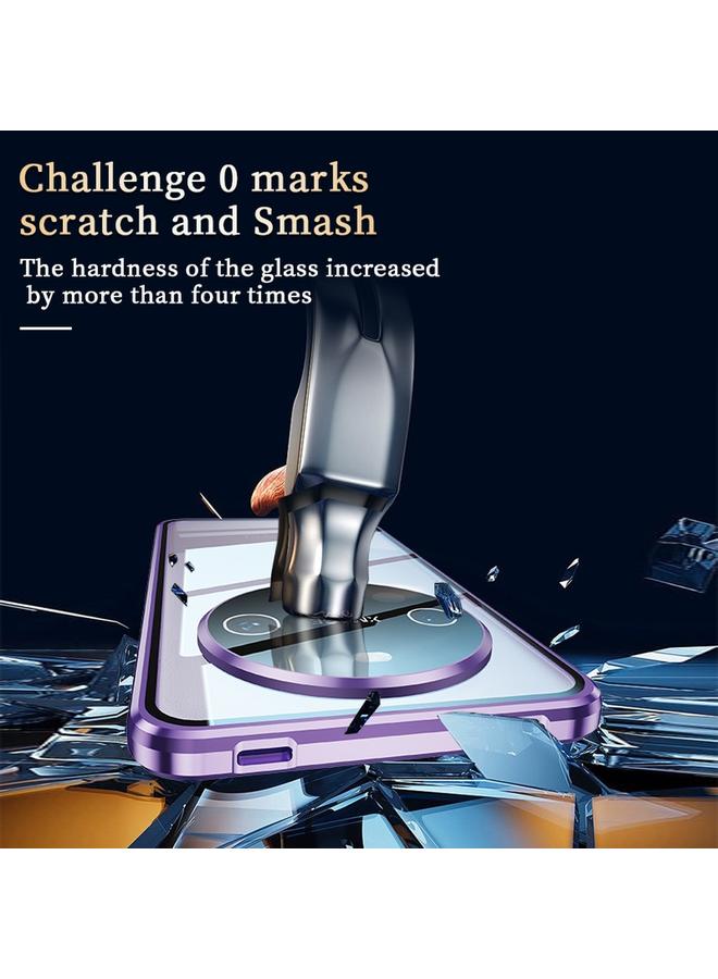 S-TOP Case For Huawei Mate 60 Magnetic Double-side HD Tempered Glass Phone Case - Image 5