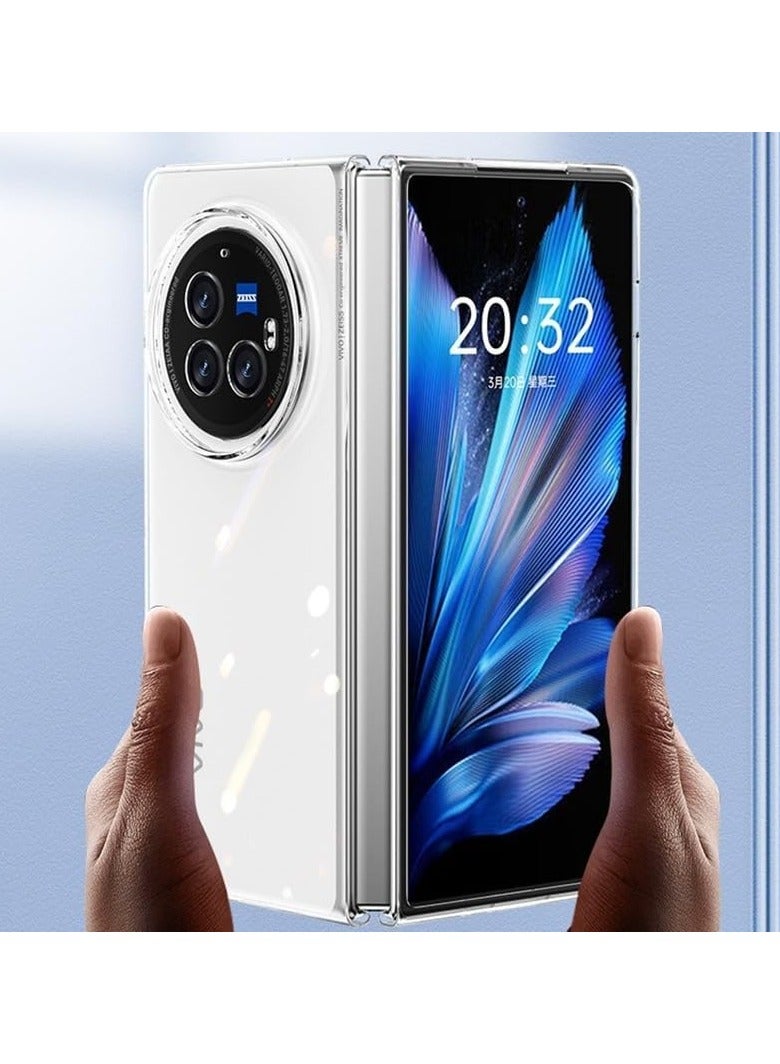 general Case Compatible with VIVO X Fold 3 Pro, Ultra Thin Transparent PC Case Anti-Shock Anti-Scratch Hard Case for VIVO X Fold 3 Pro - Image 5