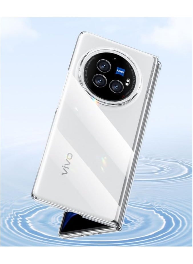 general Case Compatible with VIVO X Fold 3 Pro, Ultra Thin Transparent PC Case Anti-Shock Anti-Scratch Hard Case for VIVO X Fold 3 Pro - Image 3