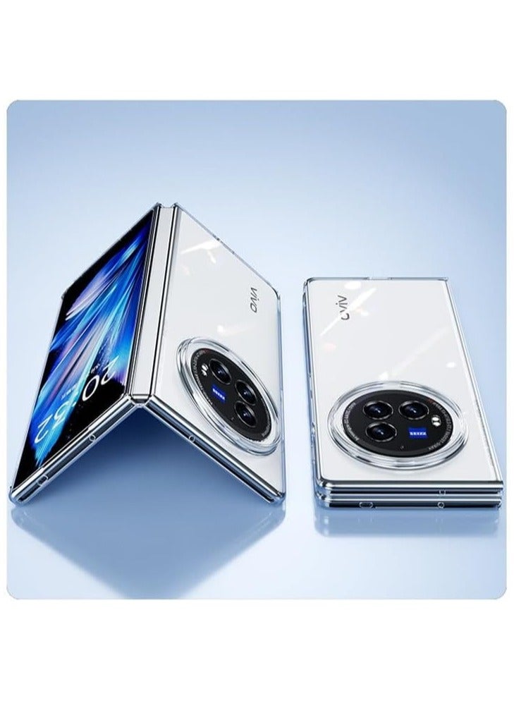 general Case Compatible with VIVO X Fold 3 Pro, Ultra Thin Transparent PC Case Anti-Shock Anti-Scratch Hard Case for VIVO X Fold 3 Pro - Image 2