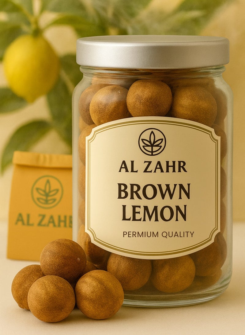 Zahr Brown Lemon – Premium Whole Dried Brown Lemon (Citrus limon) | Natural Herbal Lemon for Gardening, Horticulture, Potpourri & Traditional Herbal Use - Image 1