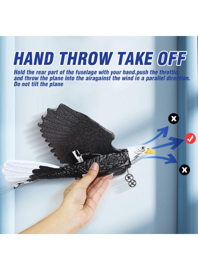 HW40 Remote Control Glider Plane for Kids – Eagle-Style 420mm Wingspan RC Aircraft with EPP Body, Beginner Friendly, 2.4G Remote, Ideal STEM Gift for Boys & Girls - Image 3