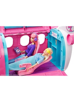 Barbie Barbie Toy Airplane Playset, Dreamplane with 15+ Doll-Sized Accessories Including Puppy, Snack Cart, Reclining Seats & More  - Image 2