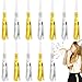 Twavang 12 Pcs Glitter Noise Makers Metallic Fringed Party Blower for Adults Birthday Graduation New Years Party Favors Supplies Gold and Silver - Image 2