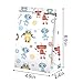 BonBeeDesign 24 Robot Party Favors Candy Bags with Stickers Robot Goodie Gift Treat Bags Robot Themed Birthday Party Supplies - Image 4