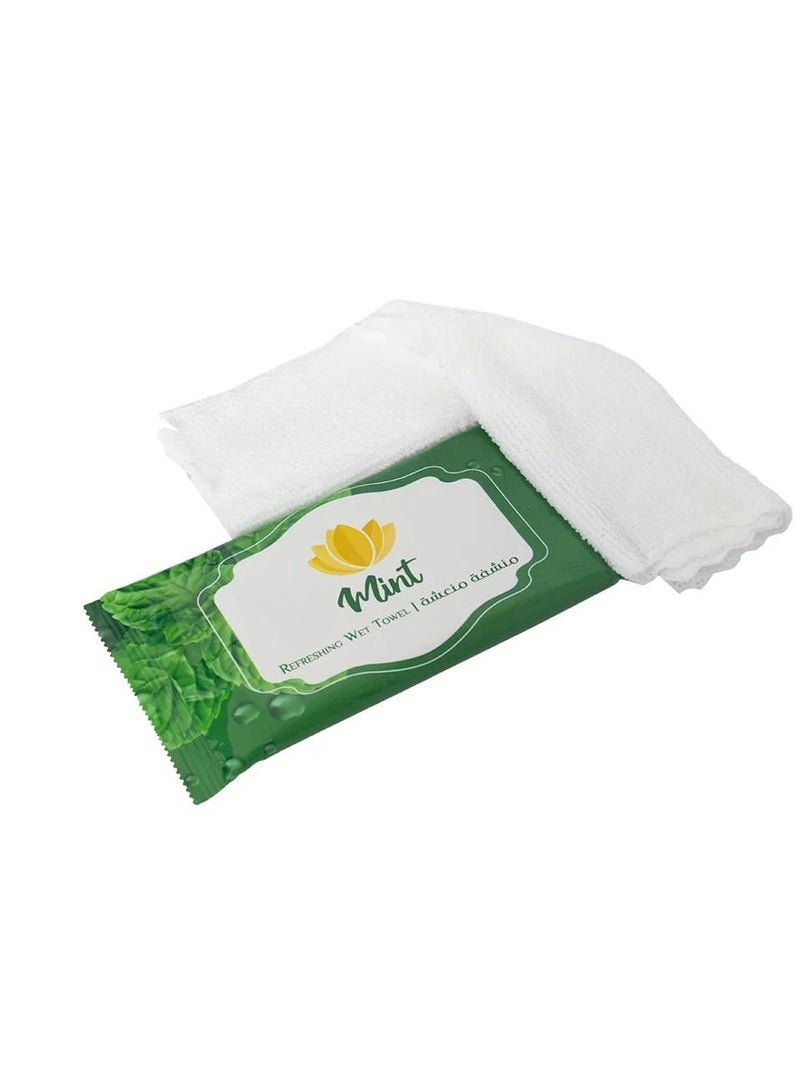 Beautystar Face towel wet with mint 25 pieces - Image 1