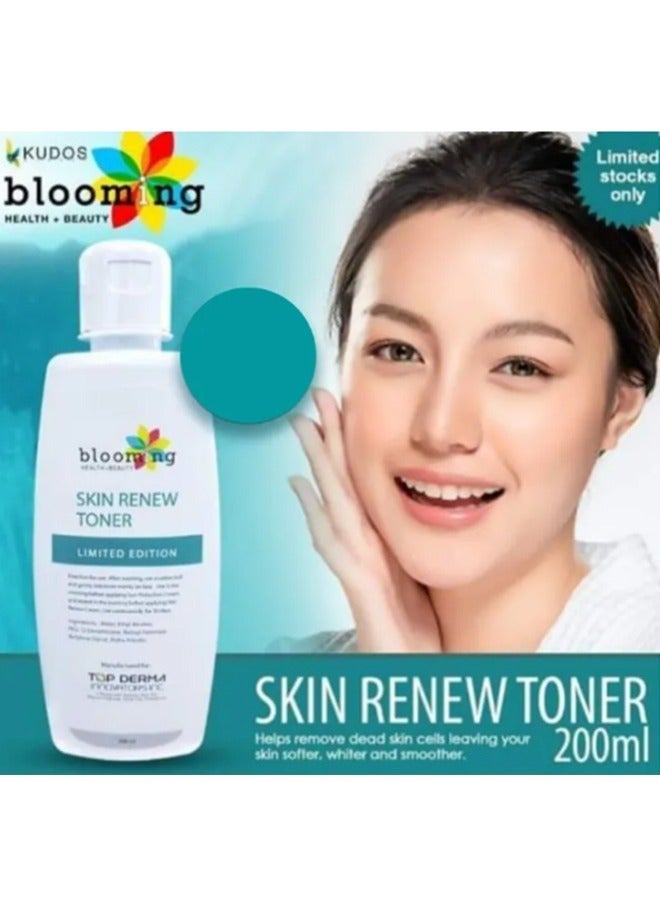 Skin Renew Toner, Gently Exfoliates for Softer, Brighter, and Smoother Skin, 200ml. translate