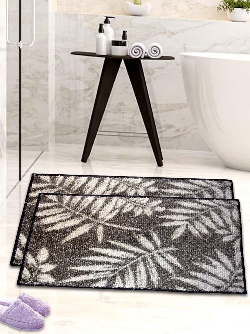 Athom Trendz Athom Living Easy Home Designer Soft Anti Slip Bath Mat 38x58 cm Pack of 2 - Image 5