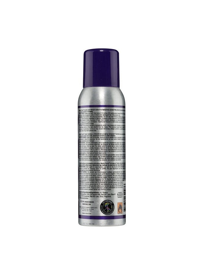 Manic Panic - Ultra Violet Purple Hair Color Spray (Amplified) Temporary Deep Blue Violet Hair Dye Sprays On Instantly & Washes Out (3.4Oz) Vegan Hair Dye For Adults & Kids Of All Hair Types - Image 1