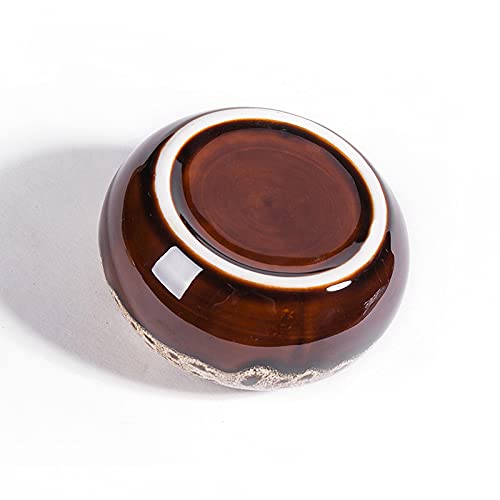 Simcat Ceramic Storage Jars  Exquisite Glaze Food Canisters for Kitchen Spice Storage Tea Caddy Storage Coffee Jar Condiment Jar with Seald Lid (Red B) - Image 5