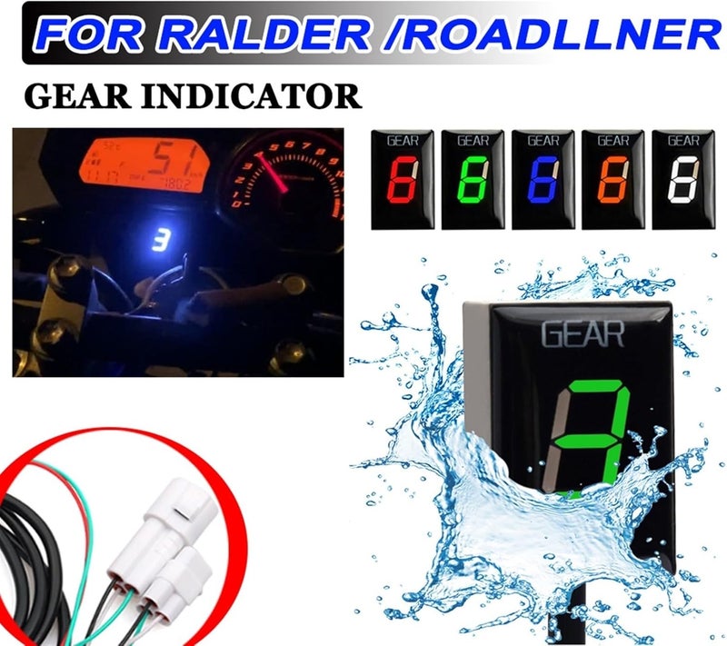Wivplex Motorcycle Gear Display Indicator - Green - Image 4