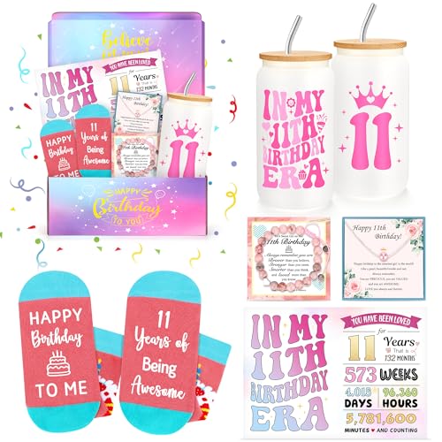 Launrada 11 Year Old Girl Birthday Gifts for 11 Year Old Girl Gift Trendy 11th Birthday Gifts for Girls Age 11 Gift Ideas Cool Stuff Things for Tweens, Teens, Preteen Girls Happy 11th Decoration Present - Image 1