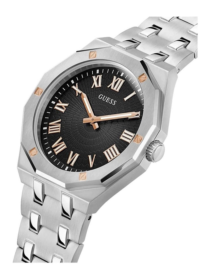 Guess Mens Black Case Black Stainless Steel Watch GW0575G1 - Image 2