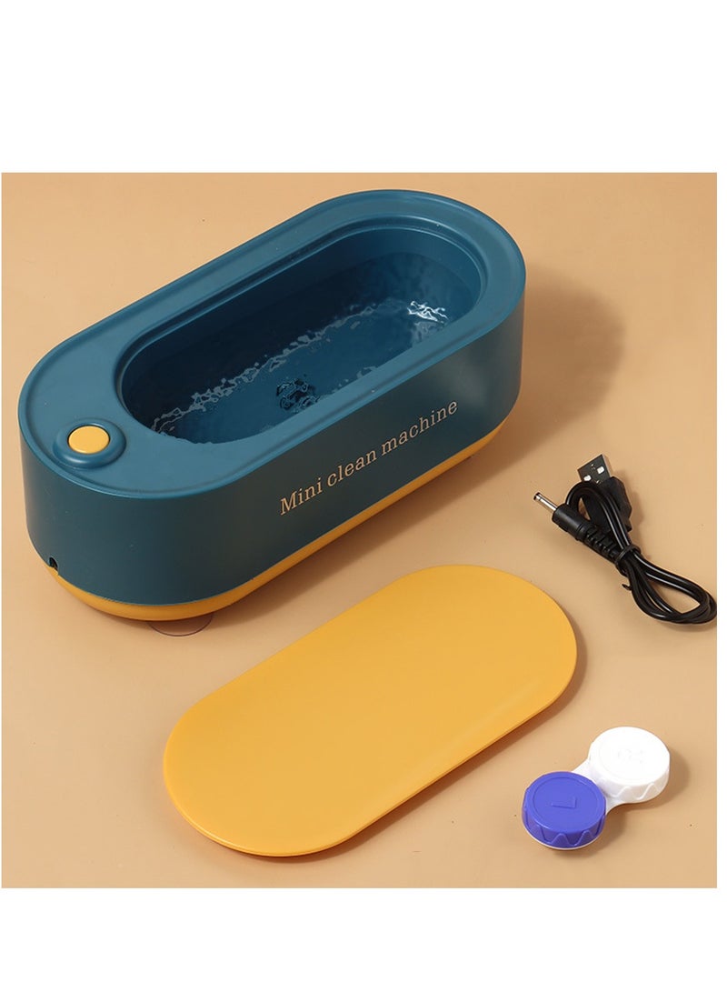 Hi homey Mini Ultrasonic USB-Cleaning Machine Jewelry Cleaner Portable Professional Cleaning Machine for Eyeglasses Dentures Watches Razors Earrings Necklaces Rings Tools Small Items 300ml Capacity  - Image 1