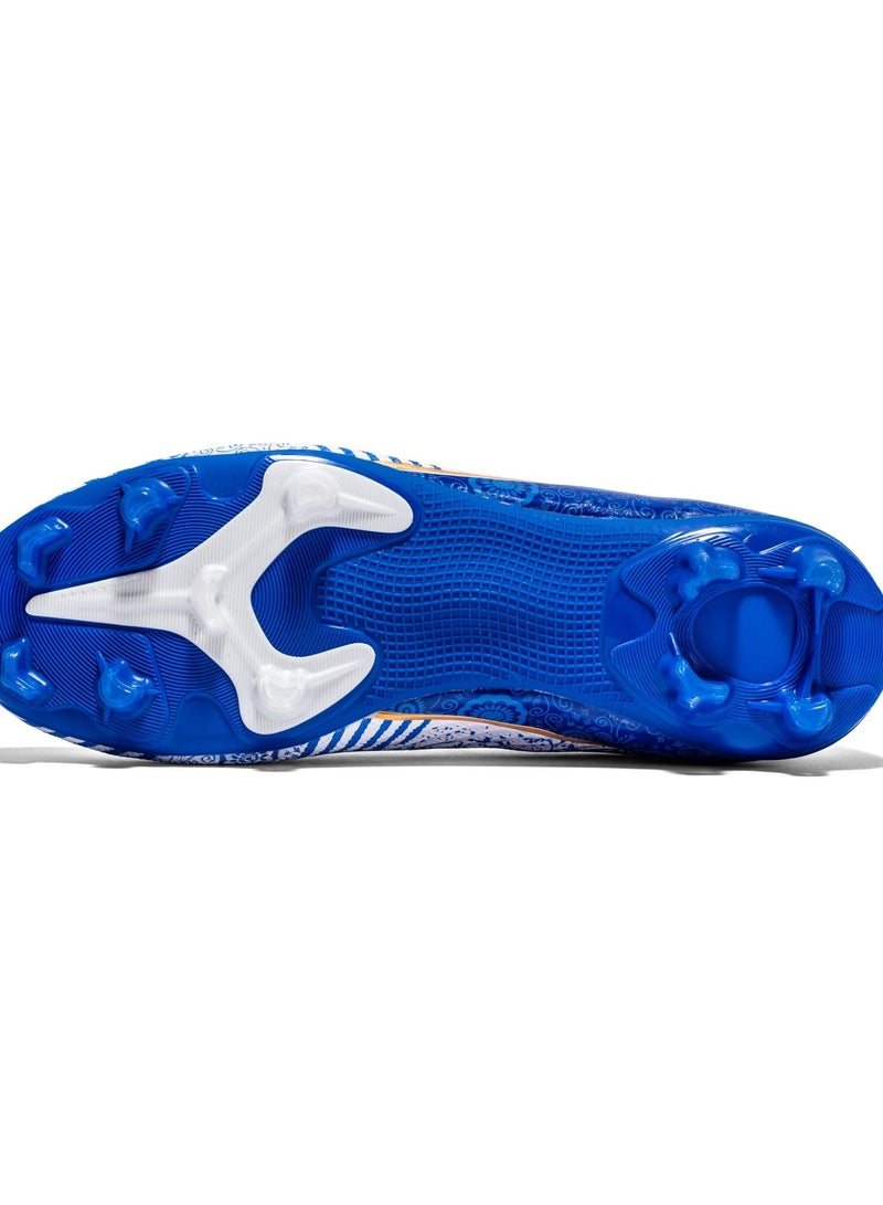 Soccer Shoes Firm Ground Youth Soccer Cleats Spike FG High-Top Mens Football Boots For Boys Outdoor Training