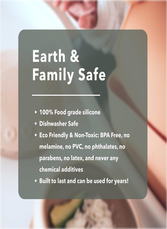 Miniware Roll & Lock Silicone Baby Bib 2 Pack, Easy Mealtime Cleanup - Adjustable Neck Strap and Food Catcher Pocket - Food-Grade Material Reduces Mess, Travel-Friendly Design (Grey + Aqua) - Image 5