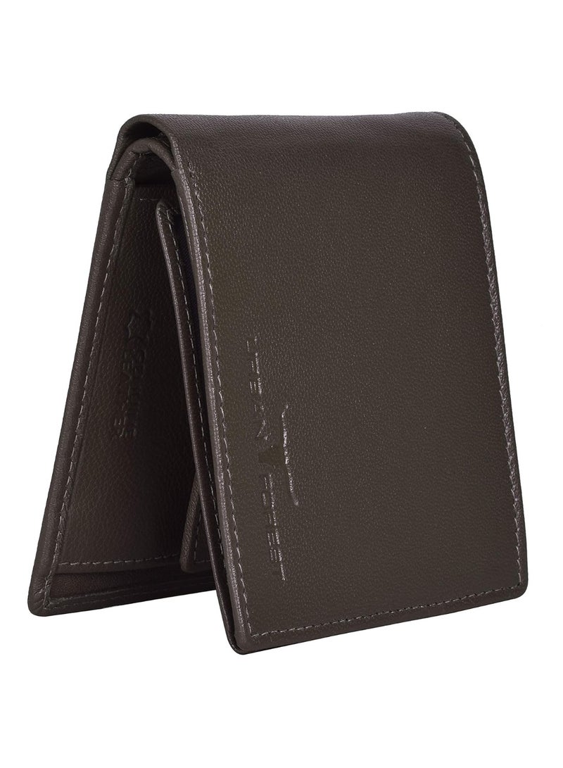 URBANFOREST URBAN FOREST Dakota Taupe Leather Wallet for Men - Image 4