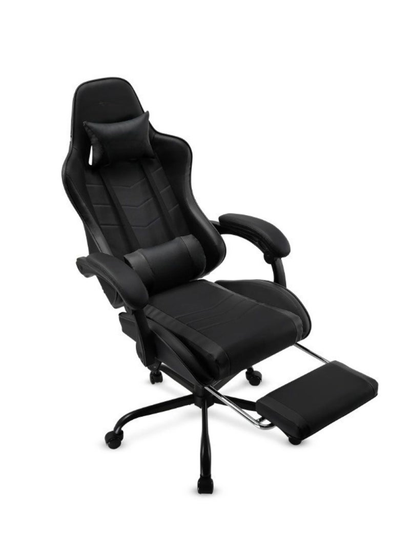 Huitich Ergonomic Gaming Chair Heavy Duty Office Throne with Headrest Armrest and Footrest Black  - Image 3