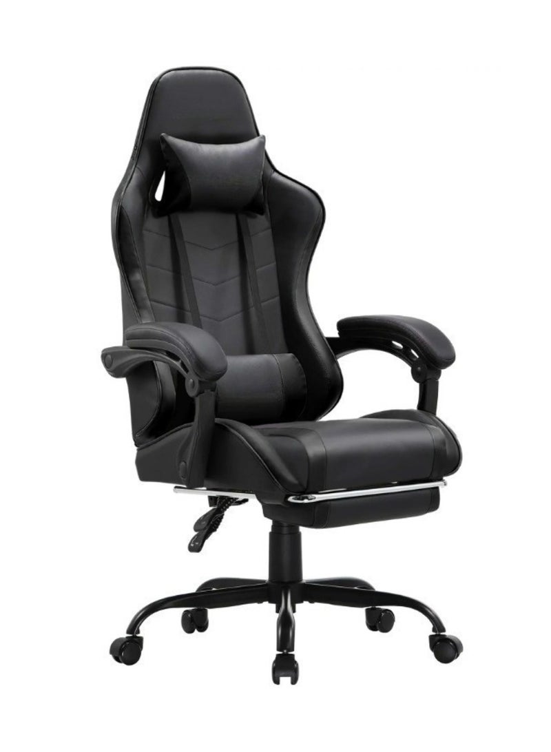 Huitich Ergonomic Gaming Chair Heavy Duty Office Throne with Headrest Armrest and Footrest Black  - Image 5