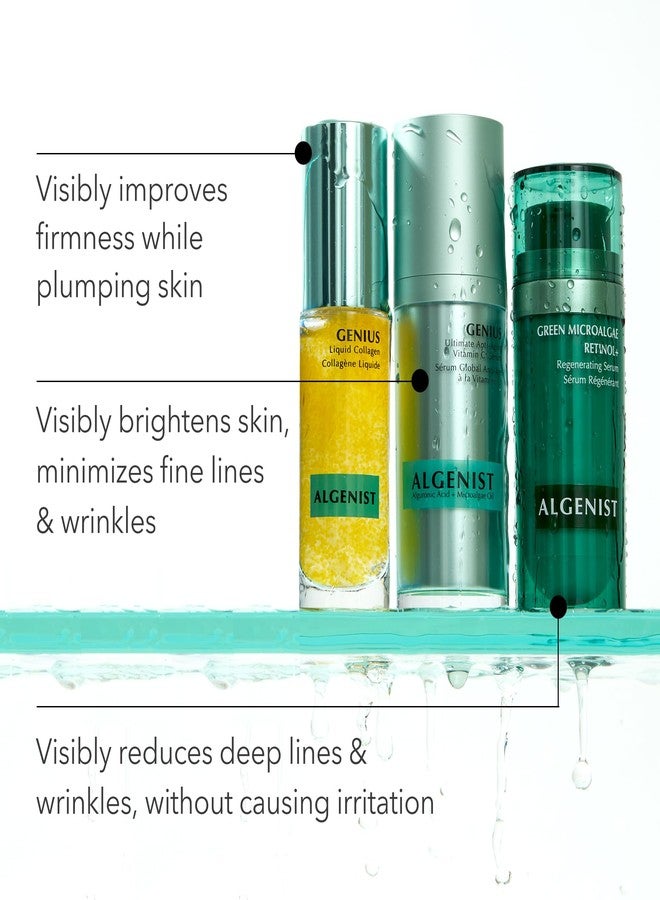 Algenist Green Microalgae Retinol+ Regenerating Serum - Anti Aging Serum with Plant Based, Time-Release Retinol - Evens Texture + Visibly Reduces Deep Lines & Wrinkles with Minimal Irritation (1 oz) - Image 5
