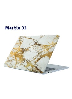 Generic For MacBook Air Protective Case Matte Case Painted Manufacturers Apple Laptop Protective Case-Color:Marble 03-Applicable Model:13.3 Pro Retina (A1425/A1502)  - Image 1