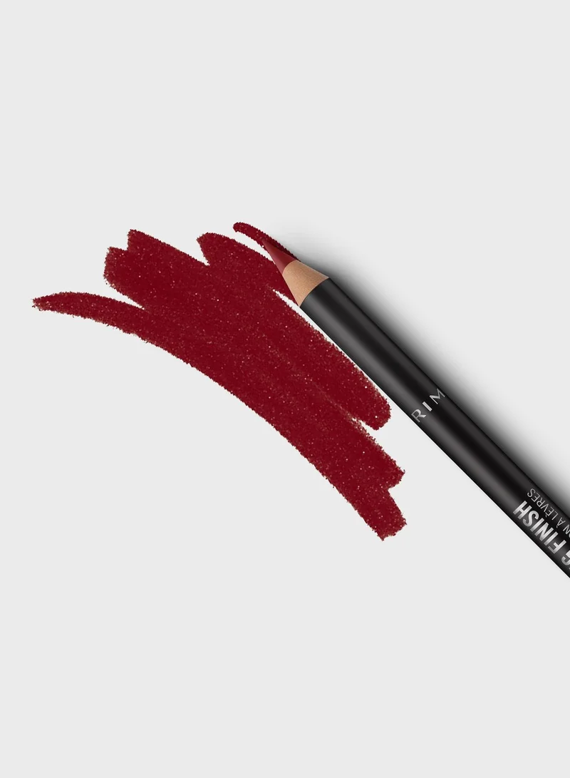 RIMMEL LONDON Lasting Matte Lip Liner - 580 - Bitten Red, 1.2G
