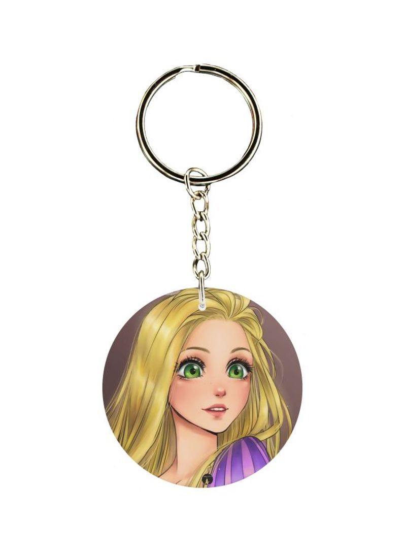 Single Sided Themed Keychain