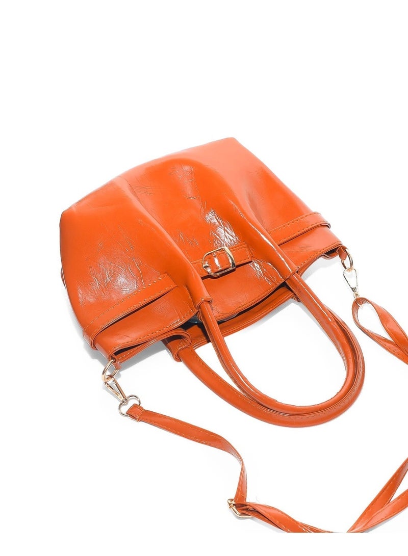 شنطة جلد حريمي مودرن 3 استخدام – تناسب الشغل والخروجات - Image 5