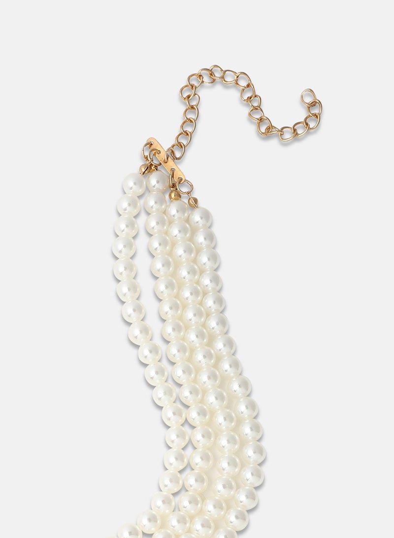 SOHI Small Jackie Statement Artificial Necklace Jewellery - Image 3