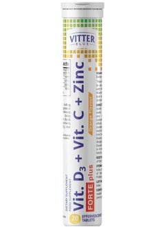 Vitamin D + Vitamin C + Zinc Forte Plus