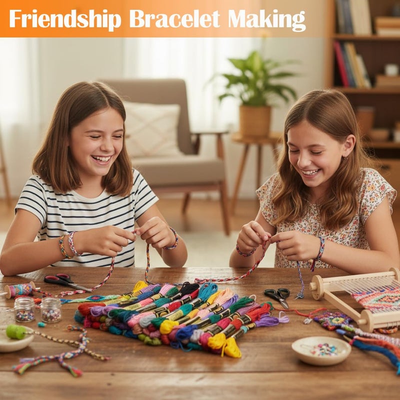 Ewparts Embroidery Thread Set - 8 Metres, 6-Thread Embroidery Floss Kit for Friendship Bracelets - 50 Colours - Image 3