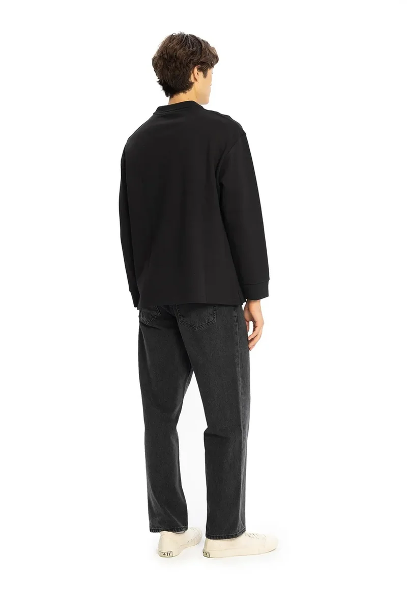 Giesto Black GIESTO Regular Fit Polo Collar Button T-Shirt for Men | Best Price UAE