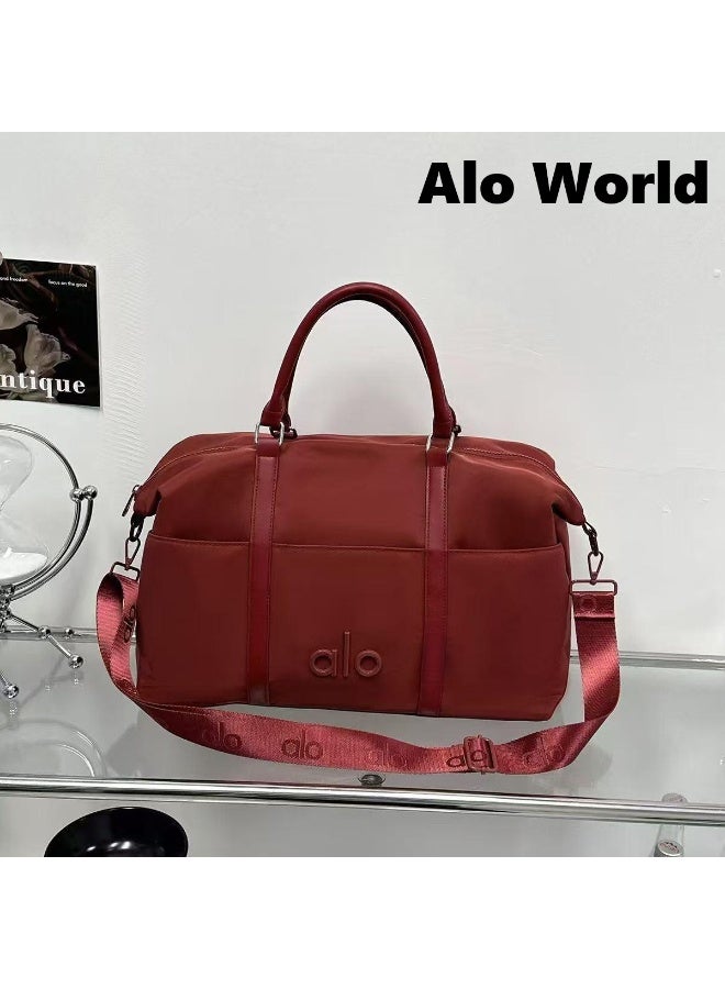 Alo World Duffle Bag, Red