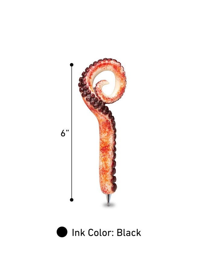 Puzzled Planet Pens Octopus Tentacle Novelty Pen - Fun And Unique Kids And Adults Ballpoint Pen, Colorful Sea Life Writing Pen Instrument For School & Office Desk - Image 2