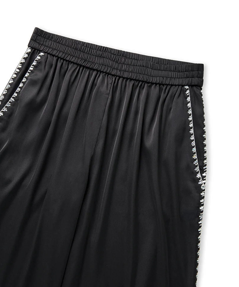 Ipekyol  Strass-Trim Wide-Leg Trousers for Women | Best Price UAE