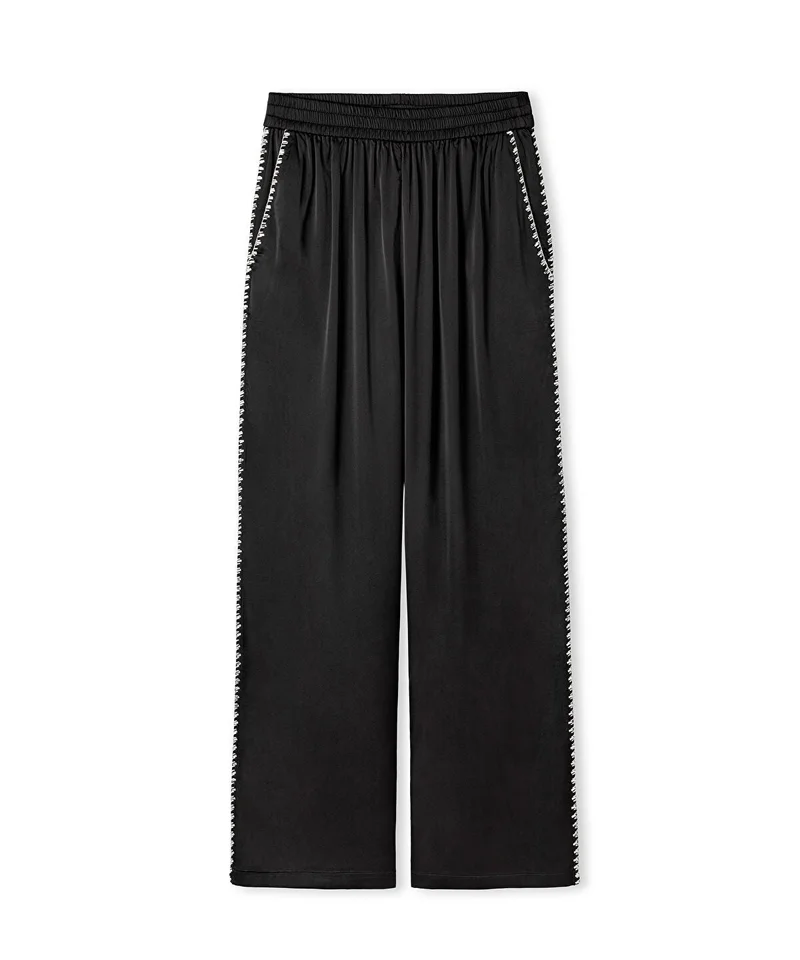 Ipekyol  Strass-Trim Wide-Leg Trousers for Women | Best Price UAE