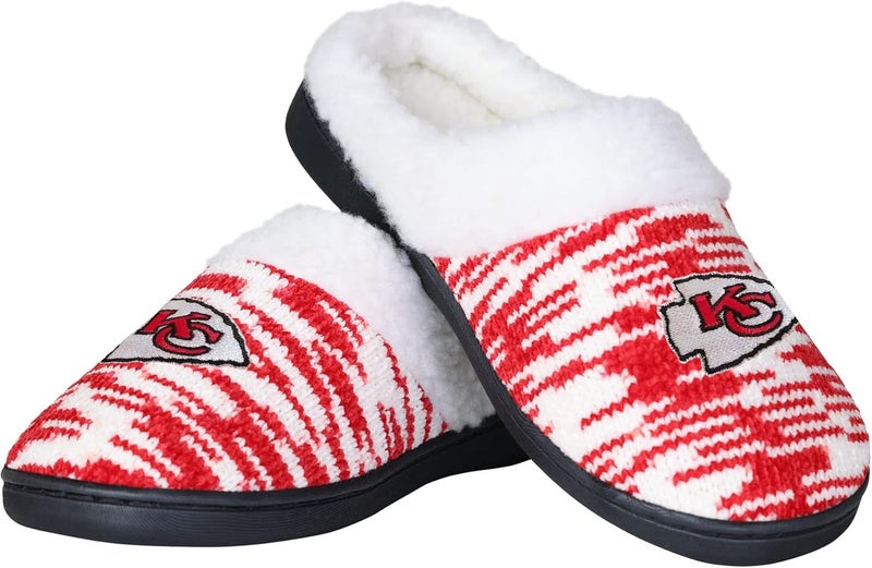 FOCON Store FOCO NFL Sherpa Lined Colorblend Cup Sole Slippers - Image 1