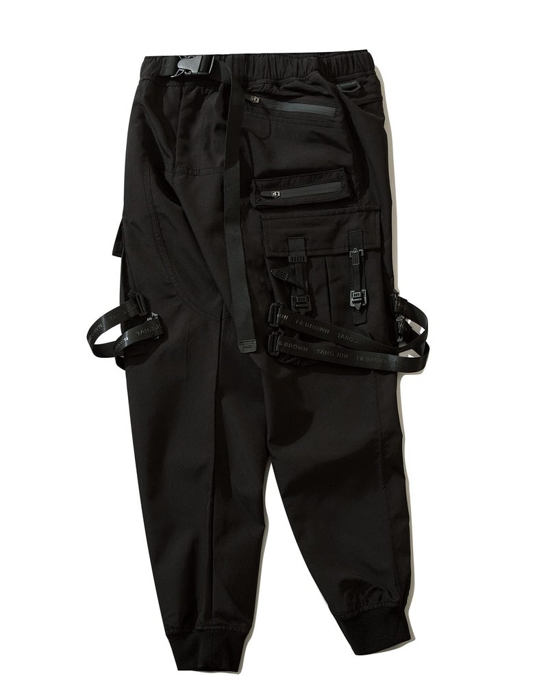 Niepce Inc Streetwear Techwear Jogger Cargo Pants for Men (Black2, Large) - Image 5