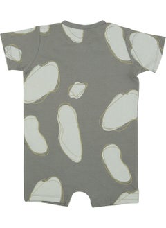 Jrmori Cloud Printed Halter Zipper Short Jumpsuit  - Image 3