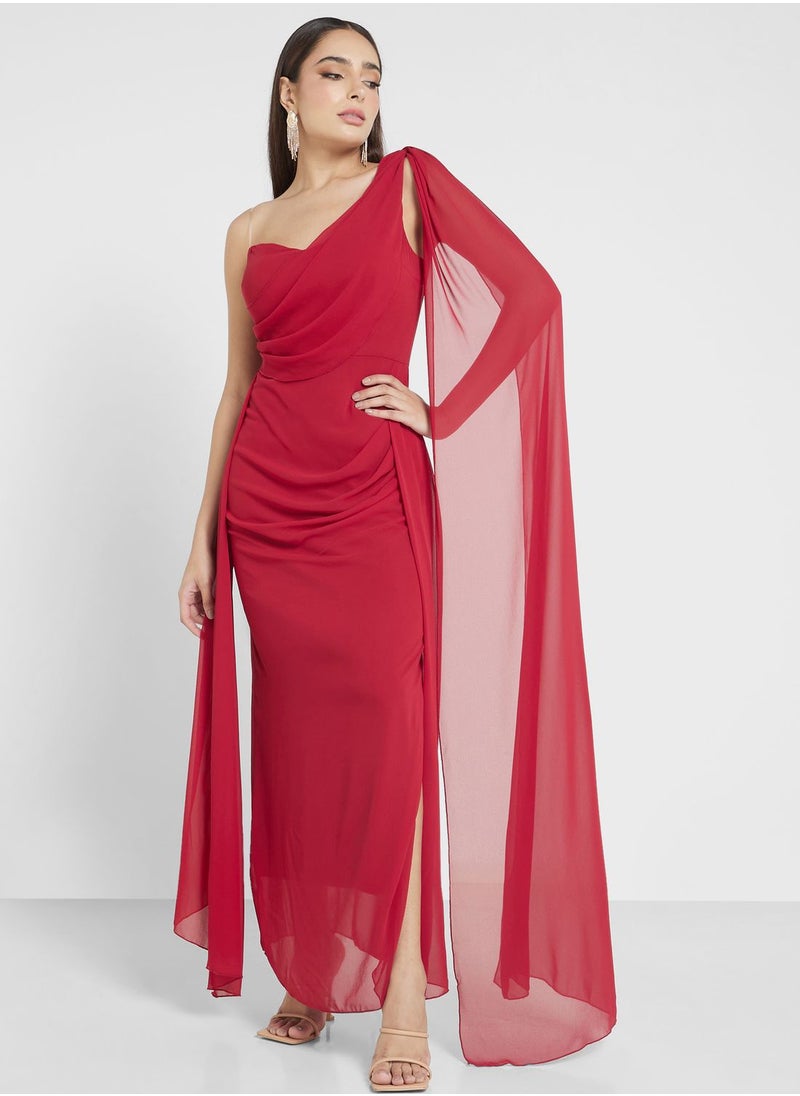 Ella Limited Edition - One Shoulder Dress With Trail - Image 1