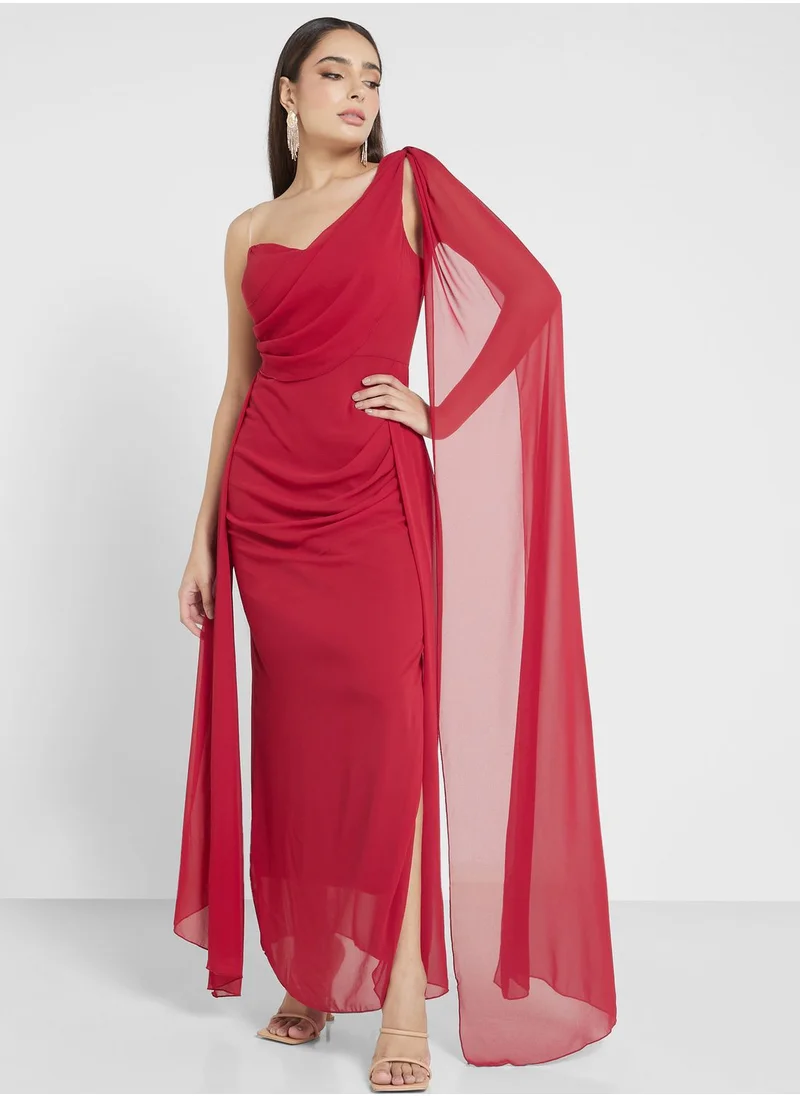 Ella Limited Edition One Shoulder Dress With Trail